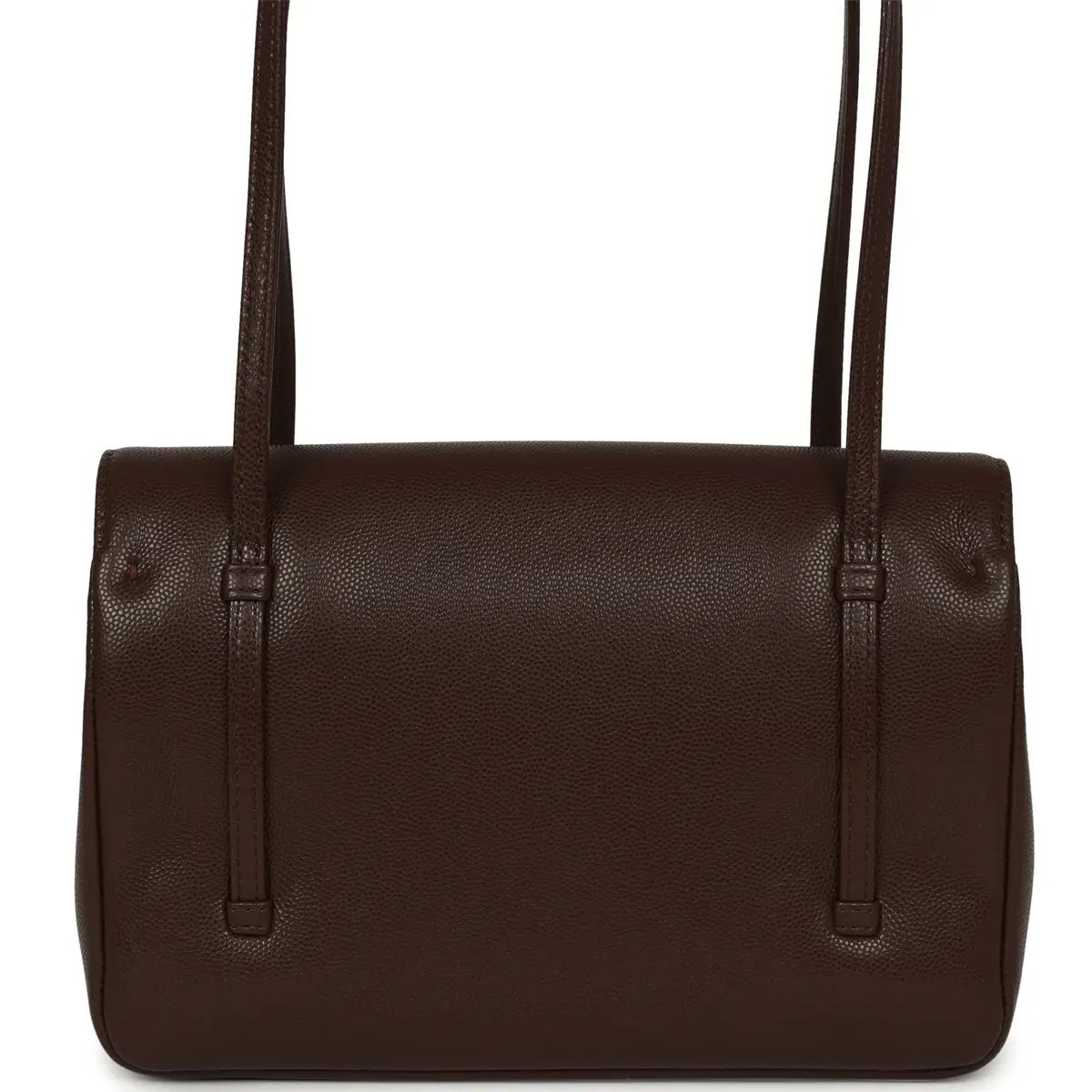 Chanel Chanel Small Preppy Coco Flap Bag Dark Brown Shiny Caviar Brushed Gold Hardware | Thumbnail 4 Chanel Chanel Small Preppy Coco Flap Bag Dark Brown Shiny Caviar Brushed Gold Hardware | Thumbnail 4