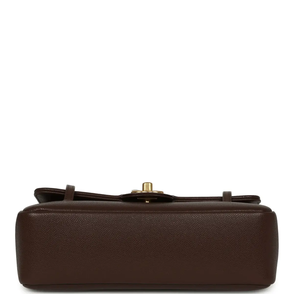 Chanel Chanel Small Preppy Coco Flap Bag Dark Brown Shiny Caviar Brushed Gold Hardware | Thumbnail 6 Chanel Chanel Small Preppy Coco Flap Bag Dark Brown Shiny Caviar Brushed Gold Hardware | Thumbnail 6