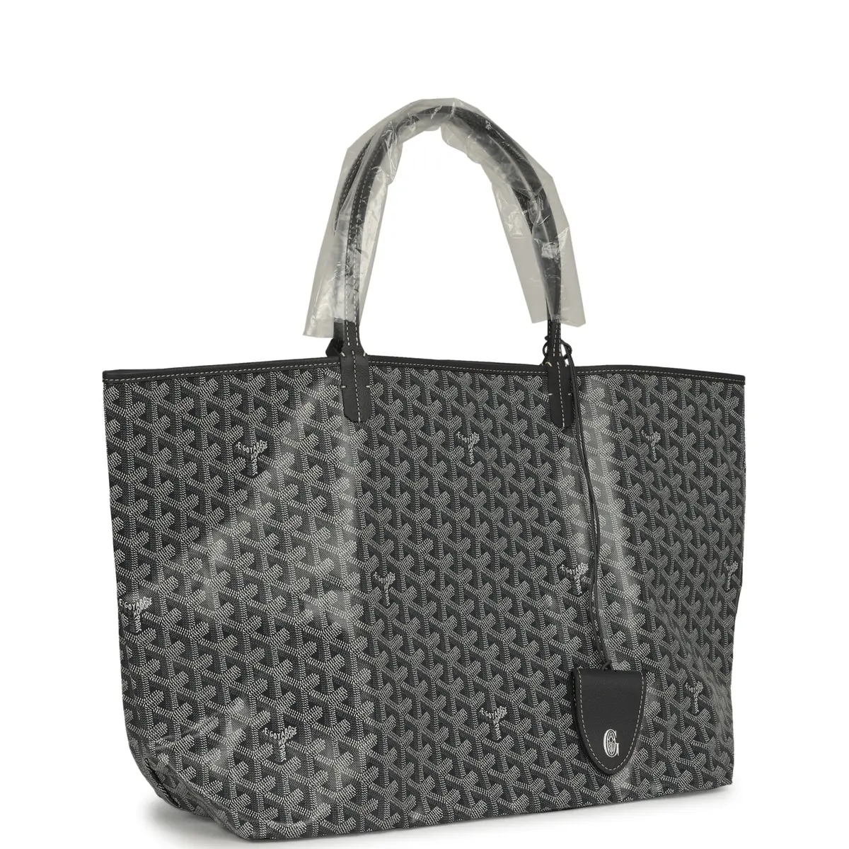 goyard Goyard Goyardine Grey Saint Louis GM Tote Palladium Hardware | Thumbnail 2 goyard Goyard Goyardine Grey Saint Louis GM Tote Palladium Hardware | Thumbnail 2