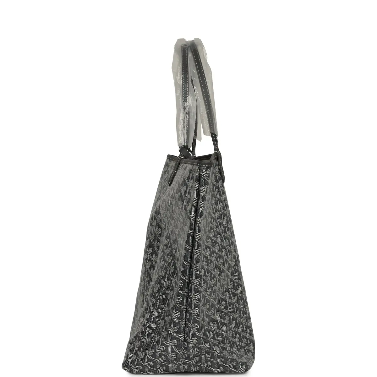goyard Goyard Goyardine Grey Saint Louis GM Tote Palladium Hardware | Thumbnail 3 goyard Goyard Goyardine Grey Saint Louis GM Tote Palladium Hardware | Thumbnail 3