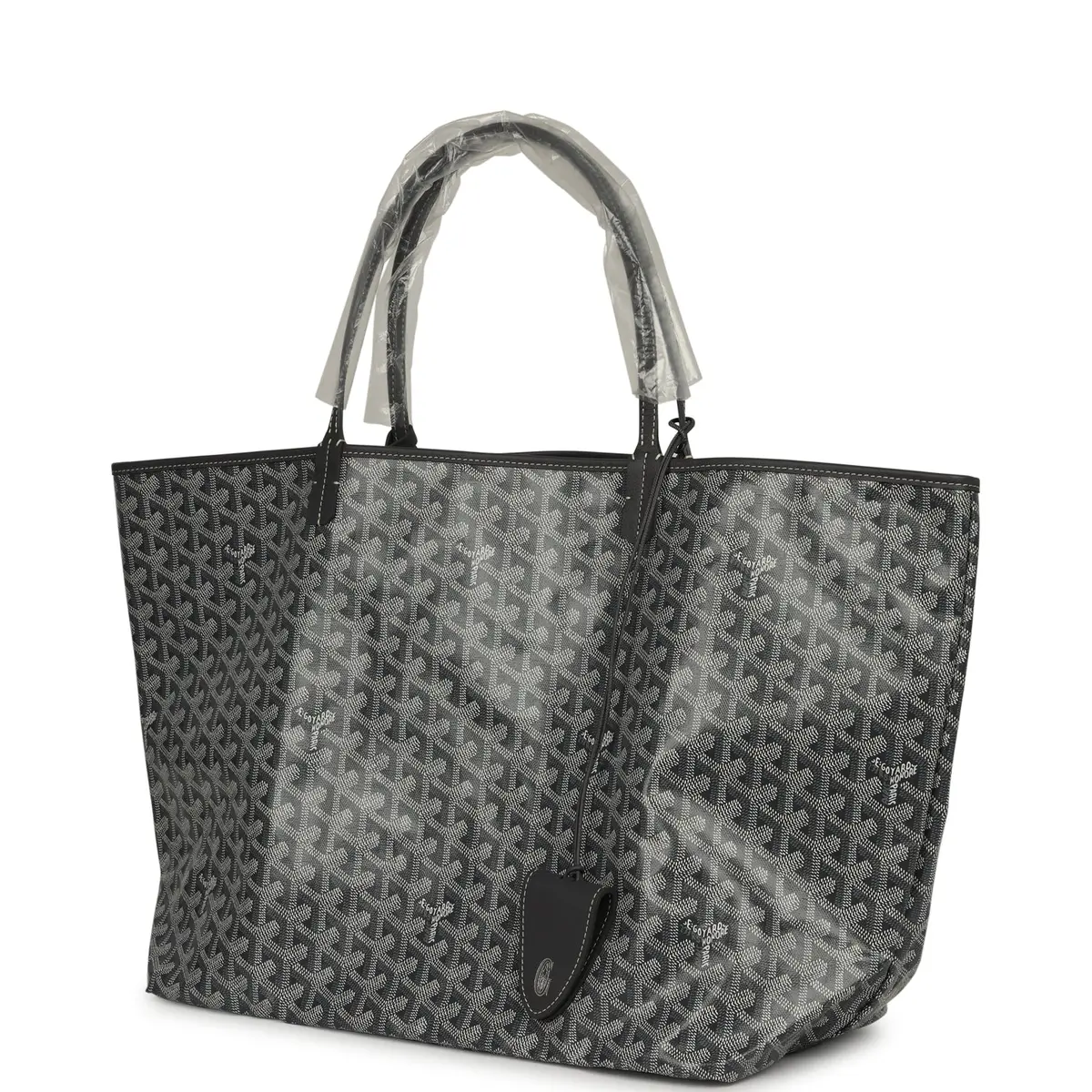 goyard Goyard Goyardine Grey Saint Louis GM Tote Palladium Hardware | Thumbnail 5 goyard Goyard Goyardine Grey Saint Louis GM Tote Palladium Hardware | Thumbnail 5