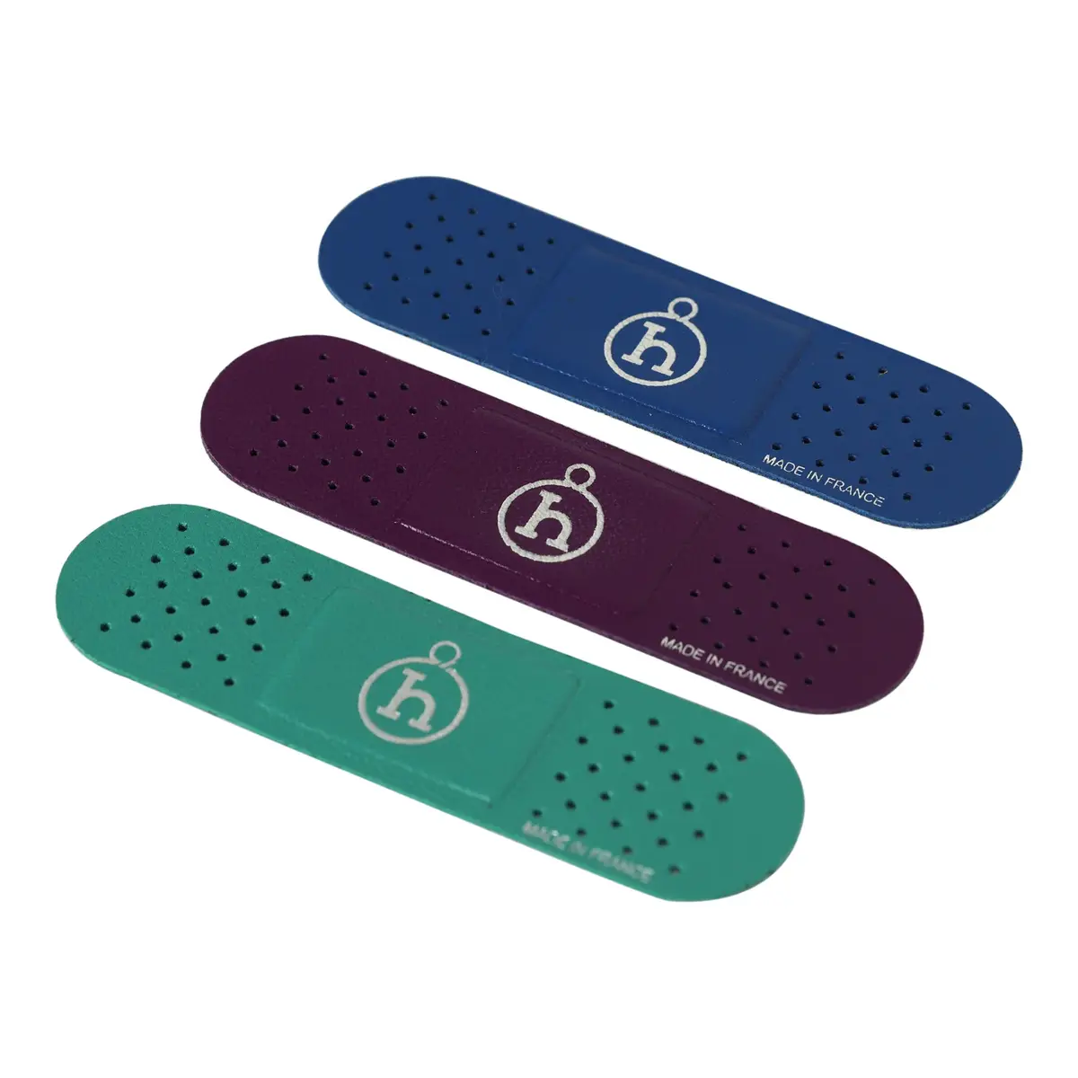 HERMÈS Hermes Band-Aid Purple, Vert Vertigo, Bleu France Milo Lambskin | Thumbnail 2 HERMÈS Hermes Band-Aid Purple, Vert Vertigo, Bleu France Milo Lambskin | Thumbnail 2