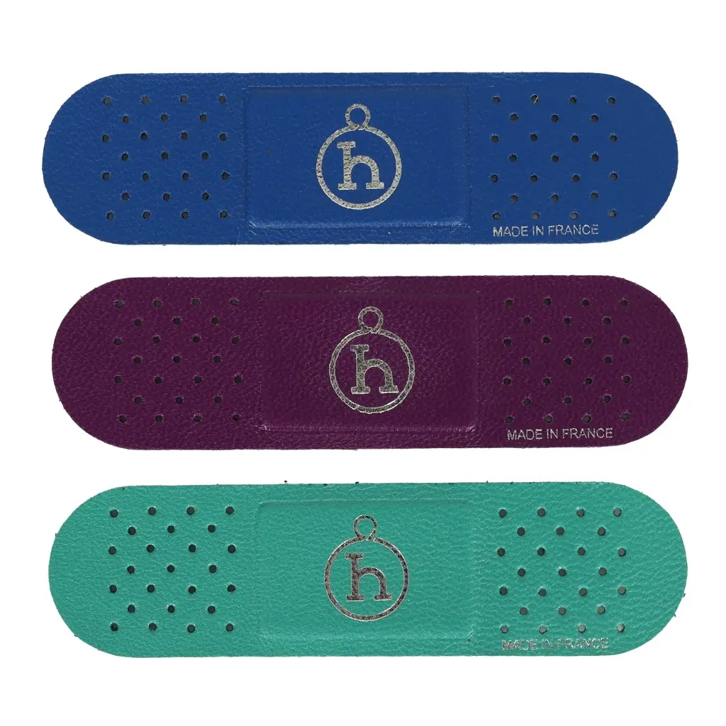 HERMÈS Hermes Band-Aid Purple, Vert Vertigo, Bleu France Milo Lambskin