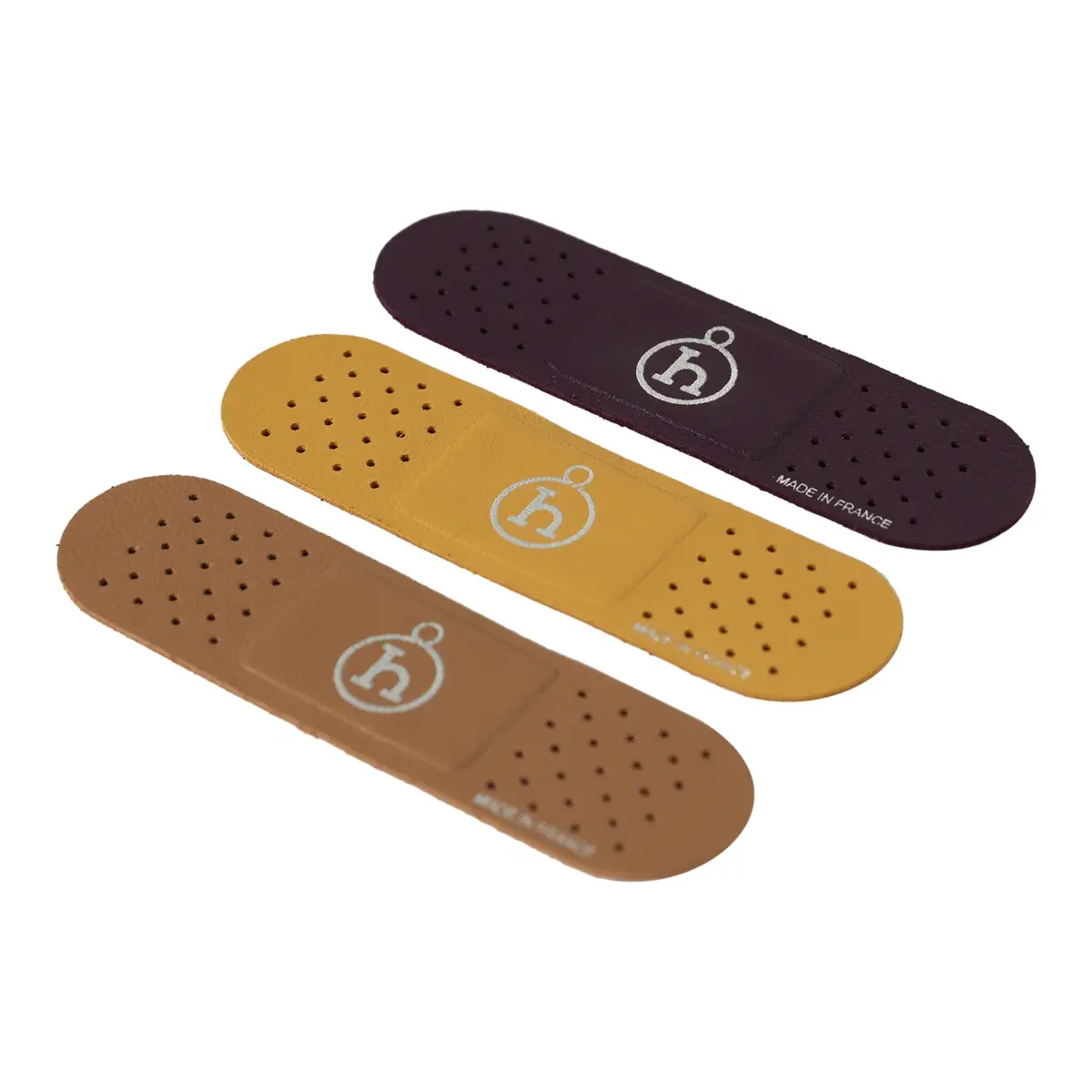 HERMÈS Hermes Band-Aid Raisin, Chai, Sesame Milo Lambskin | Thumbnail 2