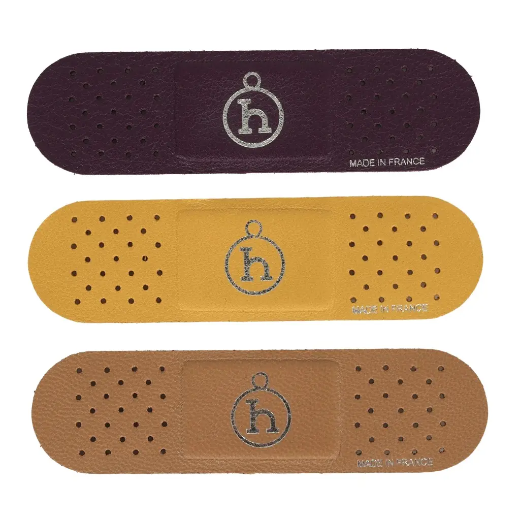 Hermes Band-Aid Raisin, Chai, Sesame Milo Lambskin Hermes Band-Aid Raisin, Chai, Sesame Milo Lambskin