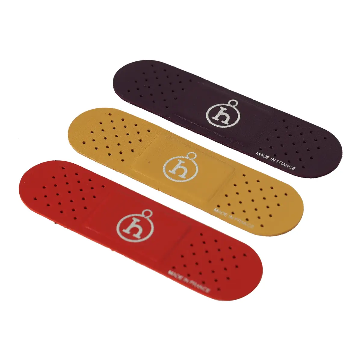 HERMÈS Hermes Band-Aid Raisin, Rouge Casaque, Sesame Milo Lambskin | Thumbnail 2
