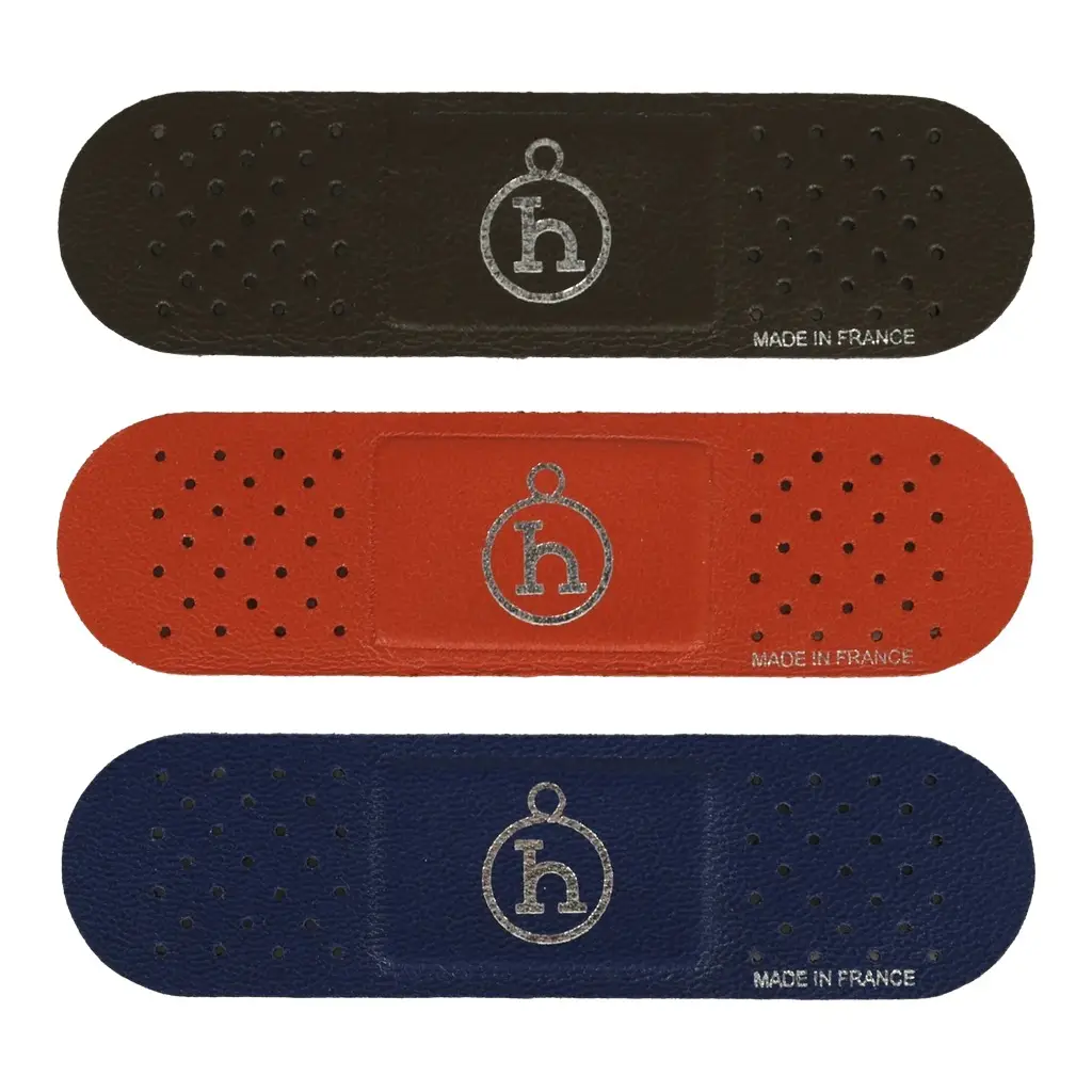 Hermes Band-Aid Vert Loden, Cuivre, Bleu Navy Milo Lambskin Hermes Band-Aid Vert Loden, Cuivre, Bleu Navy Milo Lambskin