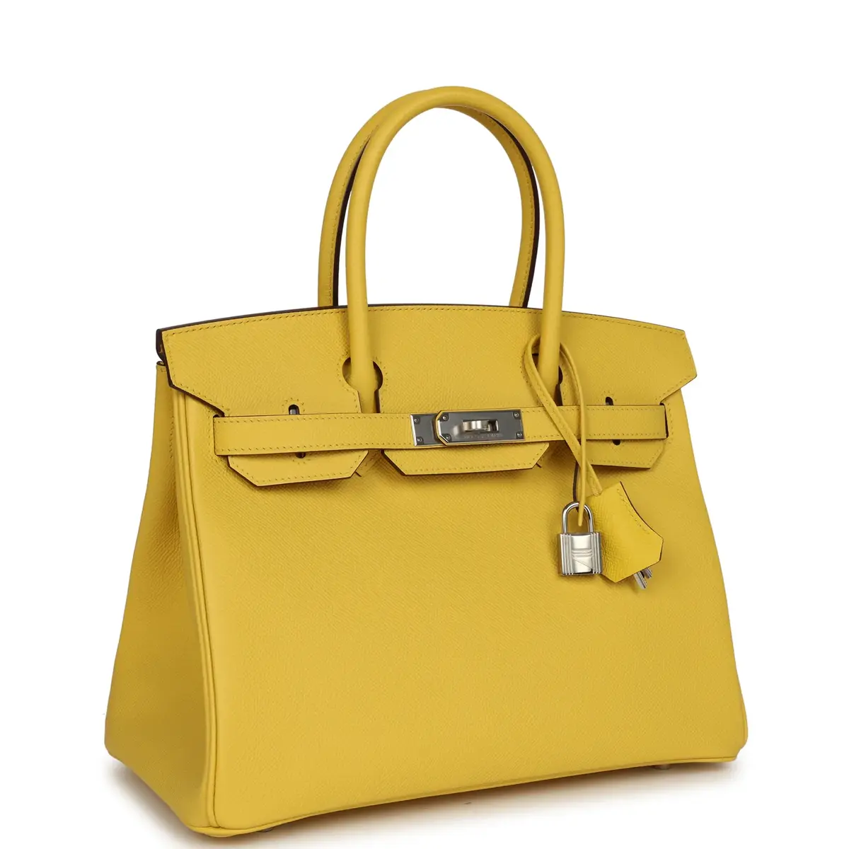 HERMÈS Hermes Birkin 30 Jaune de Naples Epsom Palladium Hardware | Thumbnail 2 HERMÈS Hermes Birkin 30 Jaune de Naples Epsom Palladium Hardware | Thumbnail 2