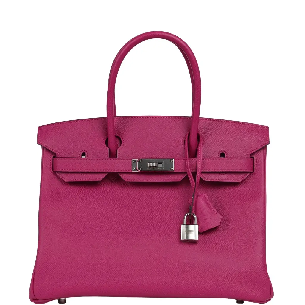 Hermes Birkin 30 Rose Poupre Epsom Palladium Hardware Hermes Birkin 30 Rose Poupre Epsom Palladium Hardware