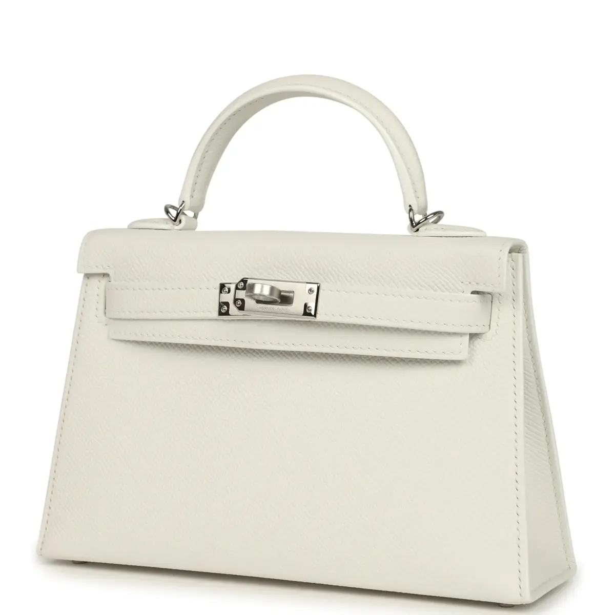 HERMÈS Hermes Kelly Sellier 20 New White Epsom Palladium Hardware | Thumbnail 5 HERMÈS Hermes Kelly Sellier 20 New White Epsom Palladium Hardware | Thumbnail 5