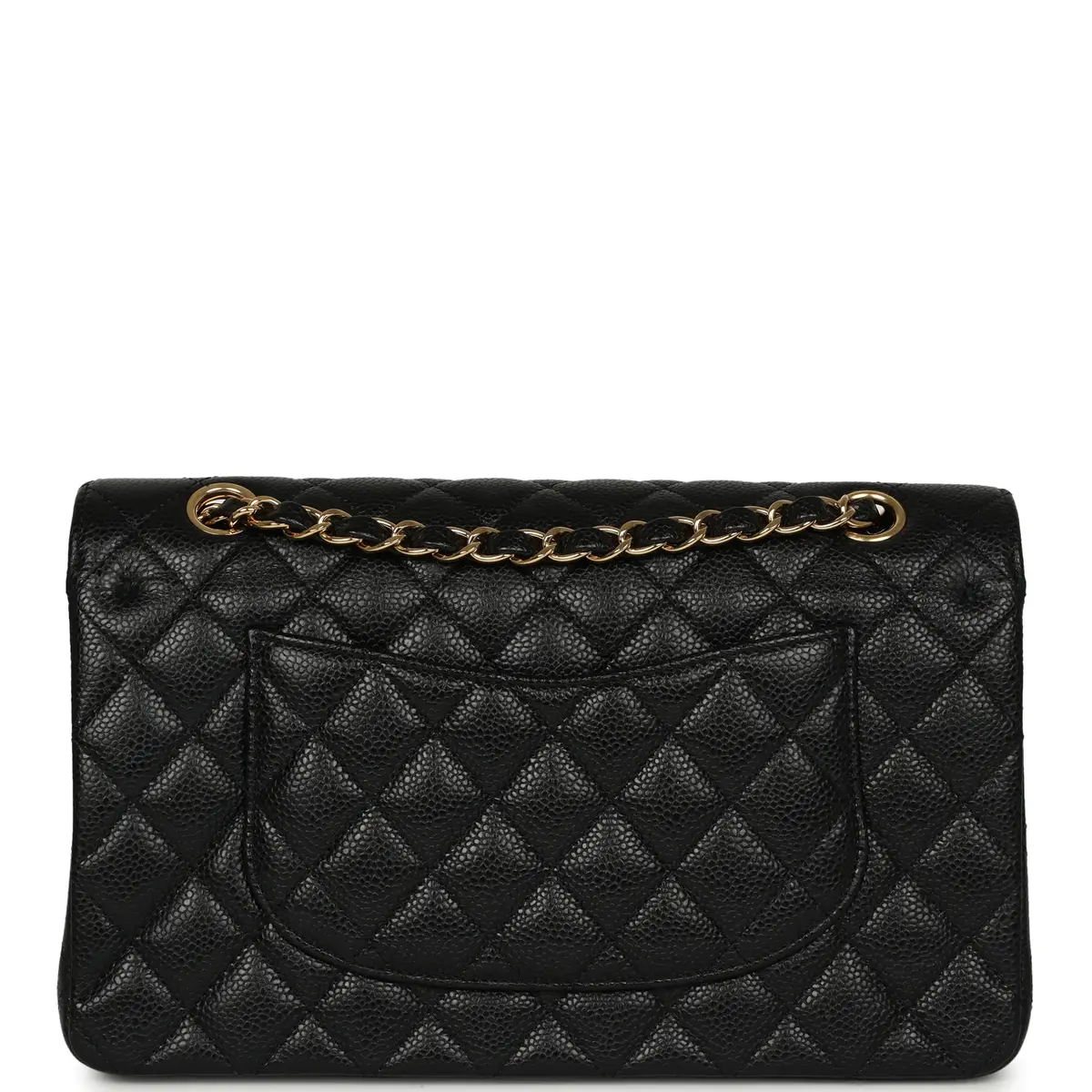 Chanel Pre-owned Chanel Medium Classic Double Flap Bag Black Caviar Gold Hardware | Thumbnail 4 Chanel Pre-owned Chanel Medium Classic Double Flap Bag Black Caviar Gold Hardware | Thumbnail 4
