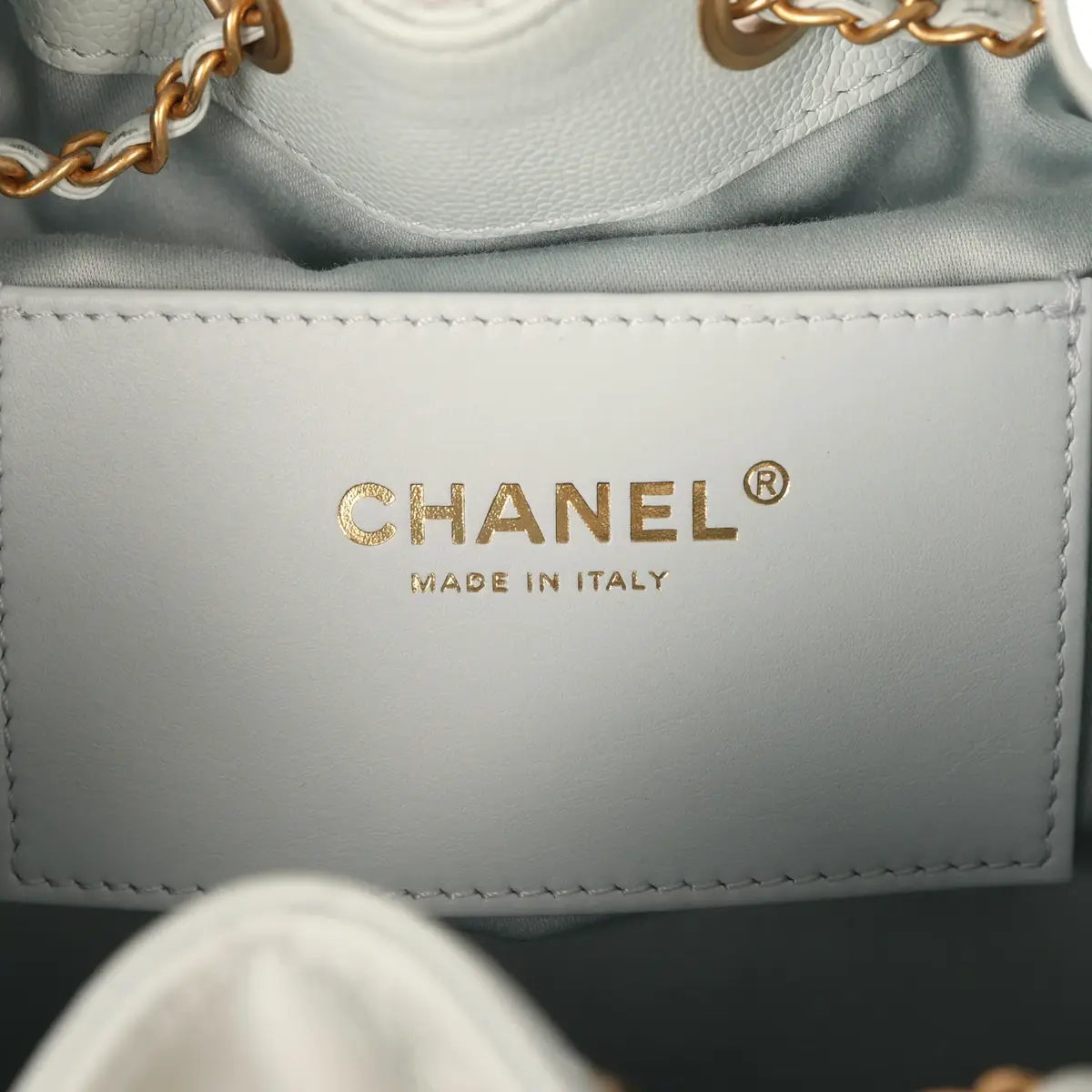 Chanel Pre-owned Chanel Small 25 Hobo Bag Light Blue Caviar Antique Gold Hardware | Thumbnail 10 Chanel Pre-owned Chanel Small 25 Hobo Bag Light Blue Caviar Antique Gold Hardware | Thumbnail 10