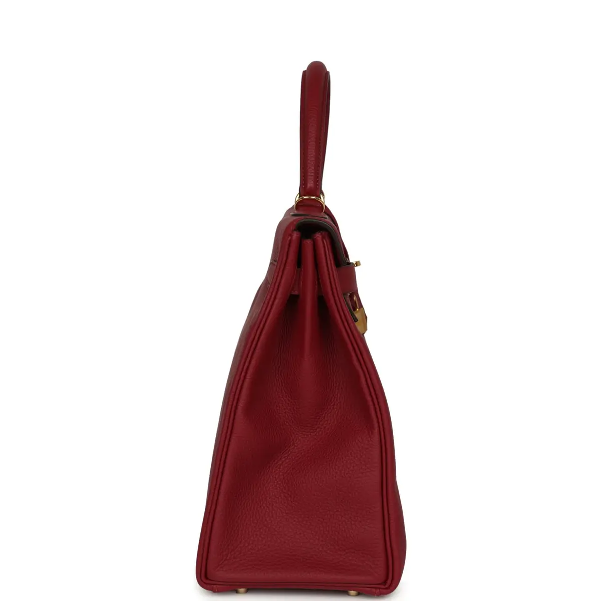 HERMÈS Pre-owned Hermes Kelly Retourne 35 Rouge Grenat Togo Gold Hardware | Thumbnail 3 HERMÈS Pre-owned Hermes Kelly Retourne 35 Rouge Grenat Togo Gold Hardware | Thumbnail 3
