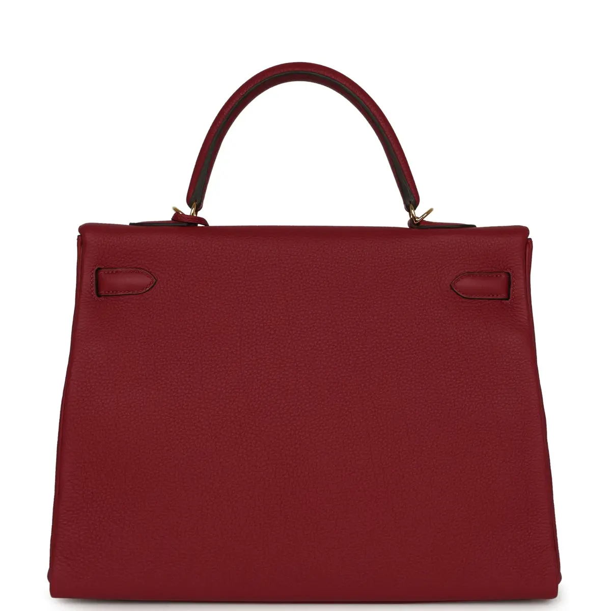 HERMÈS Pre-owned Hermes Kelly Retourne 35 Rouge Grenat Togo Gold Hardware | Thumbnail 4 HERMÈS Pre-owned Hermes Kelly Retourne 35 Rouge Grenat Togo Gold Hardware | Thumbnail 4