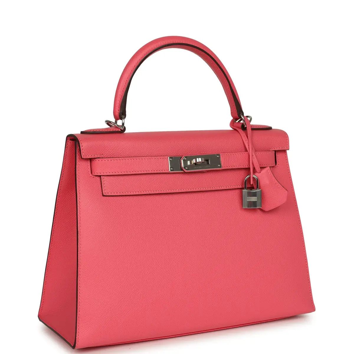 HERMÈS Pre-owned Hermes Kelly Sellier 28 Rose Azalee Epsom Palladium Hardware | Thumbnail 2 HERMÈS Pre-owned Hermes Kelly Sellier 28 Rose Azalee Epsom Palladium Hardware | Thumbnail 2