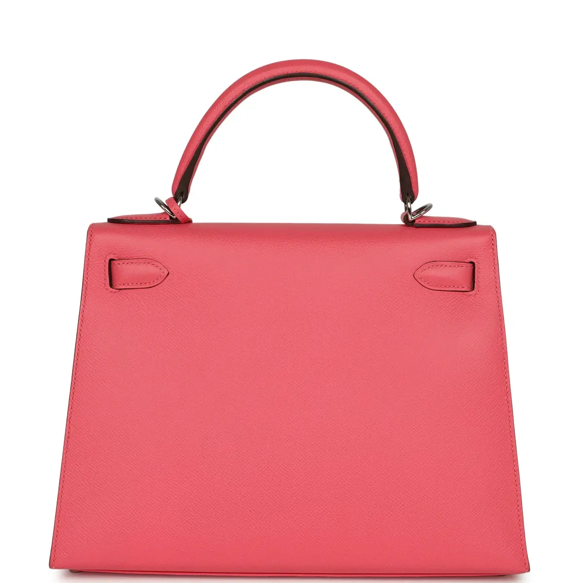HERMÈS Pre-owned Hermes Kelly Sellier 28 Rose Azalee Epsom Palladium Hardware | Thumbnail 4 HERMÈS Pre-owned Hermes Kelly Sellier 28 Rose Azalee Epsom Palladium Hardware | Thumbnail 4