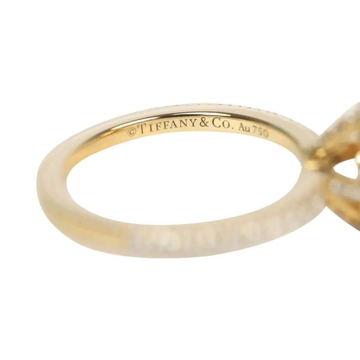 Tiffany Pre-owned Tiffany True Engagement Ring Fancy Yellow Diamond 18K Yellow Gold | Thumbnail 4 Tiffany Pre-owned Tiffany True Engagement Ring Fancy Yellow Diamond 18K Yellow Gold | Thumbnail 4