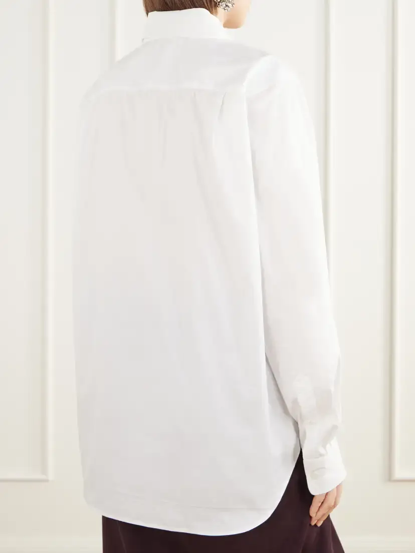Dries Van Noten Floral-embroidered Cotton-poplin Shirt | Thumbnail 4 Dries Van Noten Floral-embroidered Cotton-poplin Shirt | Thumbnail 4