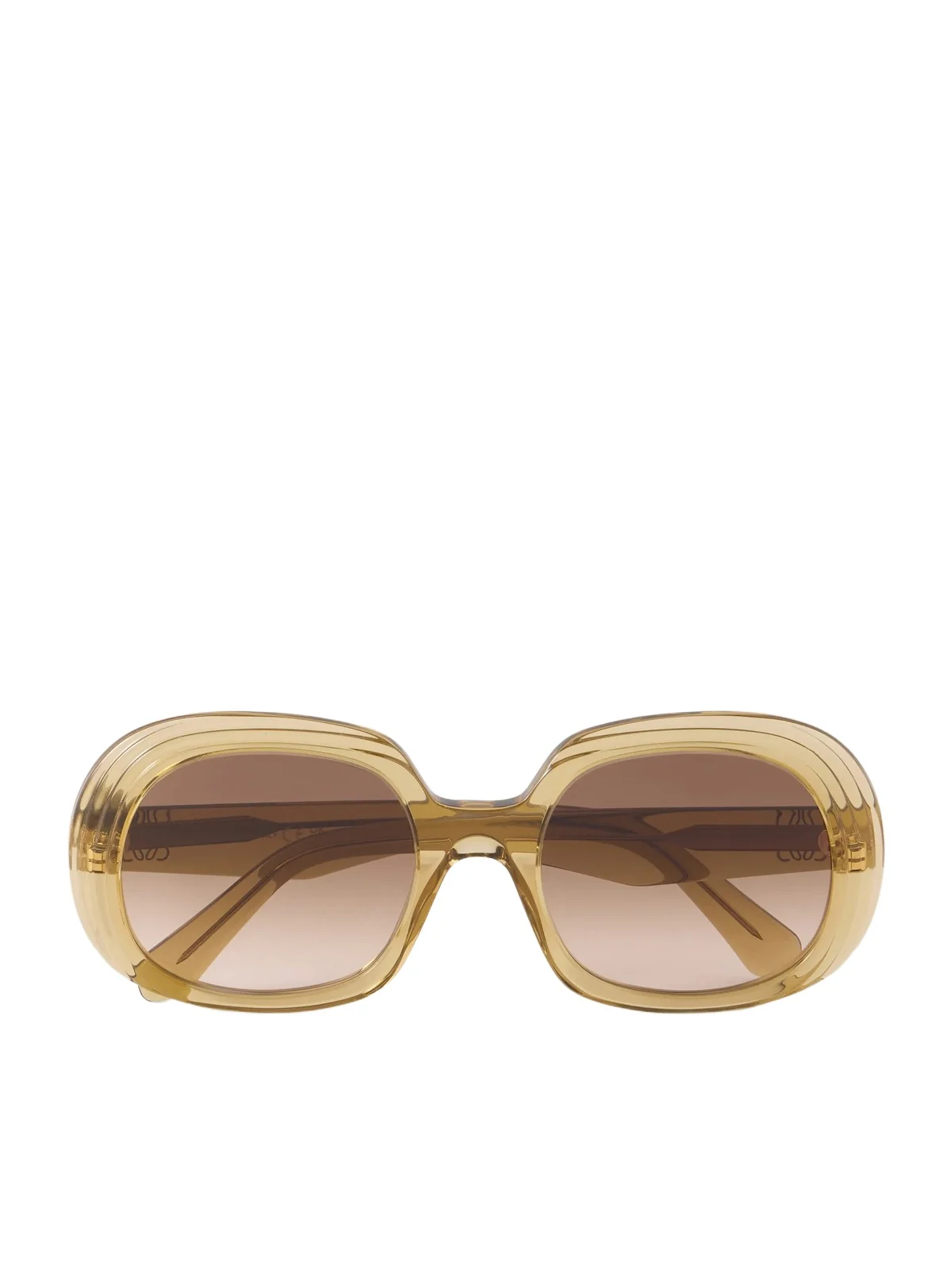 Loewe Mini Anagram Steps Square Round-frame Acetate Sunglasses