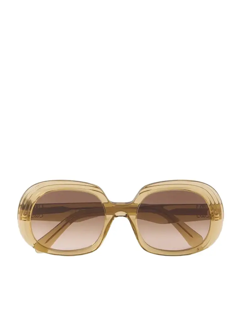 Loewe Mini Anagram Steps Square Round-frame Acetate Sunglasses