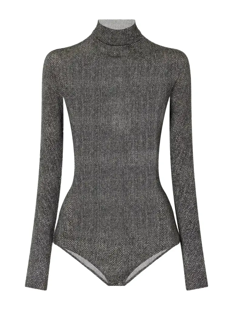 Maison Margiela Printed Stretch-jersey Bodysuit