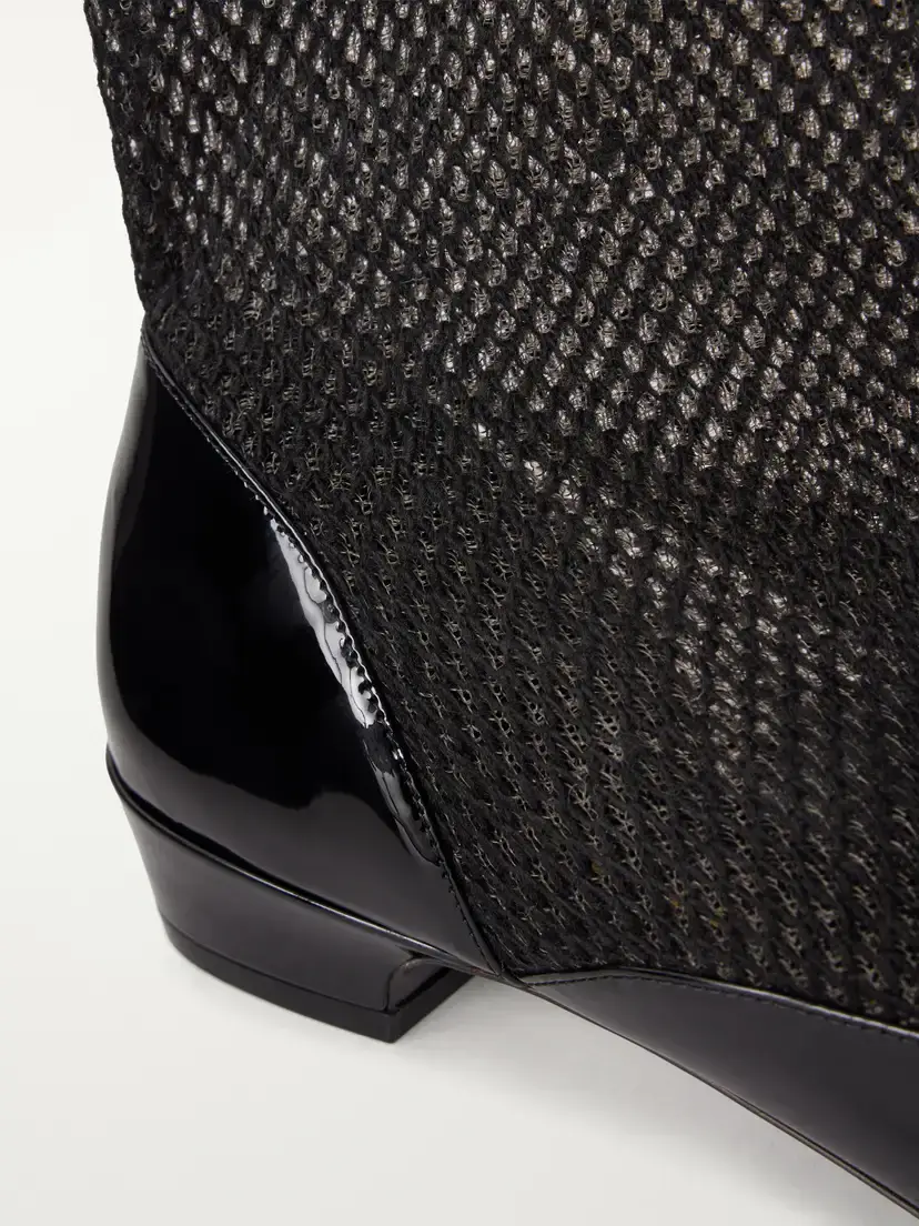 Herbert Levine All That Jazz 25 Mesh-trimmed Patent Leather Boots | Thumbnail 5 Herbert Levine All That Jazz 25 Mesh-trimmed Patent Leather Boots | Thumbnail 5