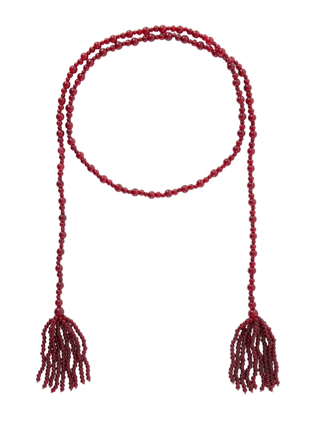 Jennifer Behr Ellie Tasseled Beaded Necklace
