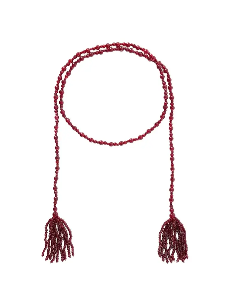 Jennifer Behr Ellie Tasseled Beaded Necklace