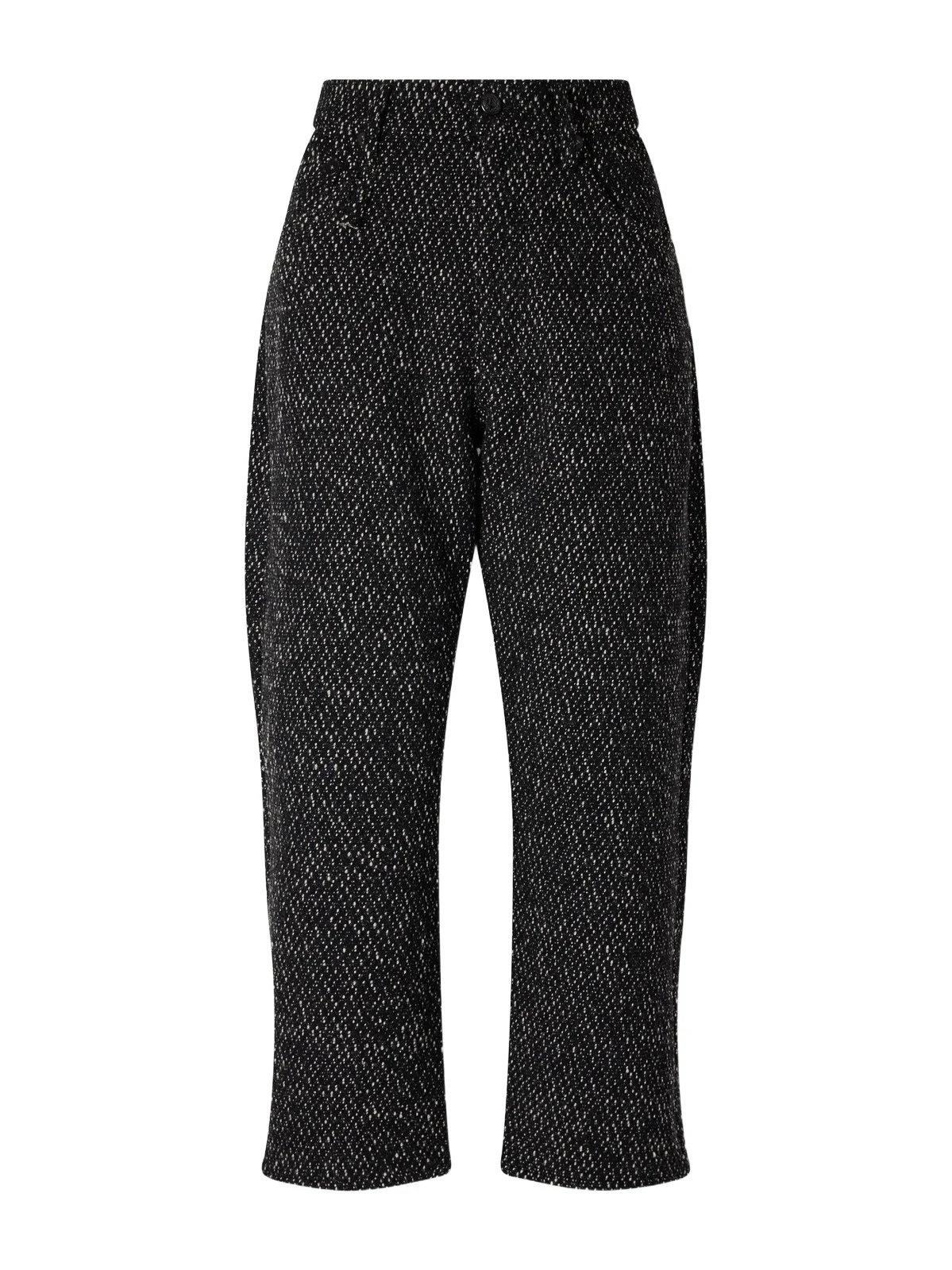 X-bf Cropped Wool-blend Tweed Wide-leg Pants