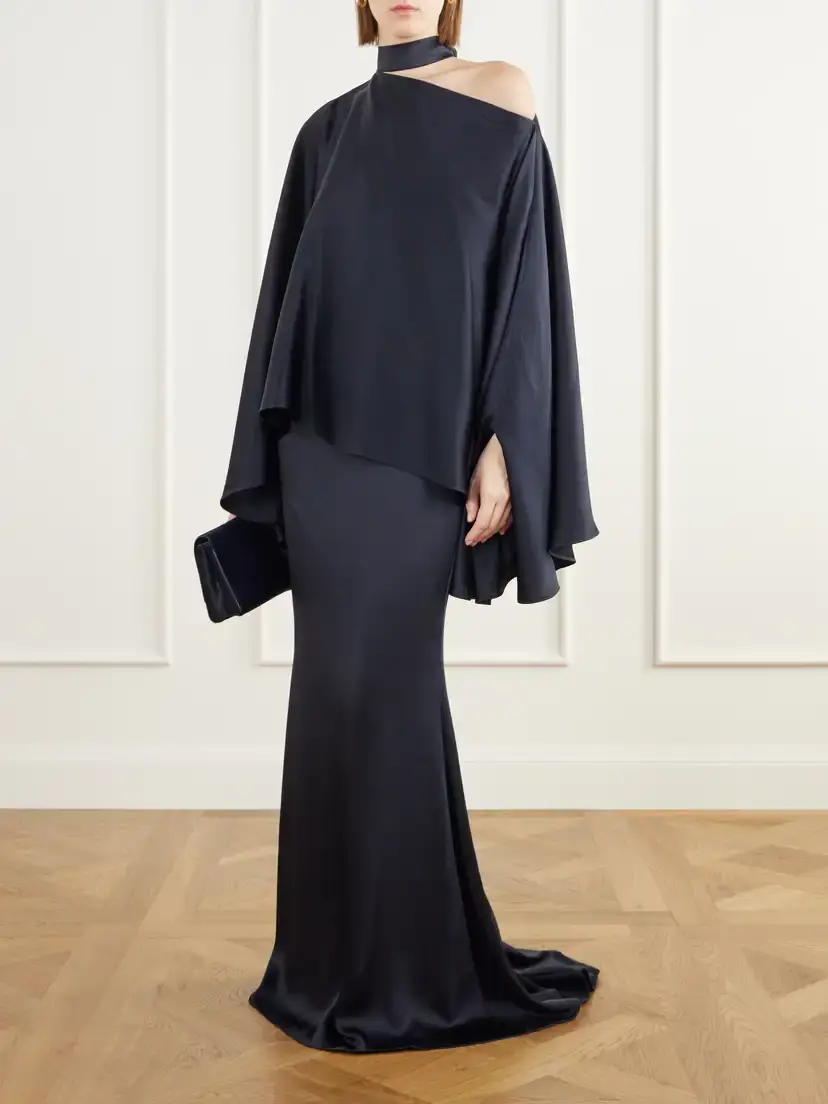 Taller Marmo Silver Screen Satin Maxi Skirt | Thumbnail 2 Taller Marmo Silver Screen Satin Maxi Skirt | Thumbnail 2