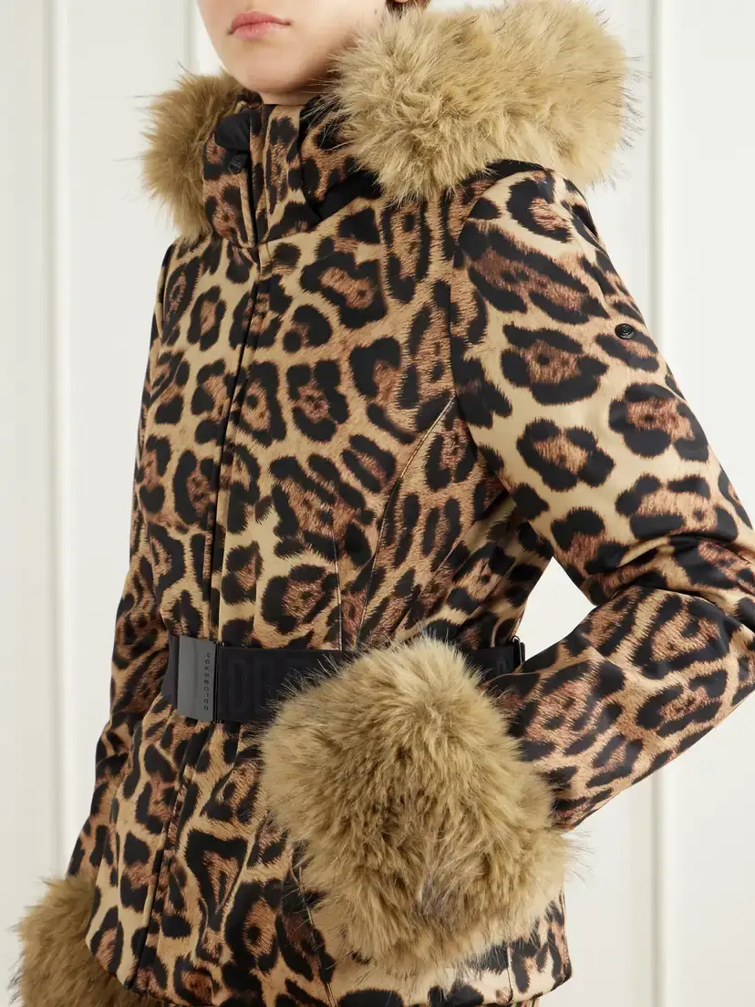 Goldbergh Jagger Belted Plush-trimmed Leopard-print Ski Jacket | Thumbnail 6 Goldbergh Jagger Belted Plush-trimmed Leopard-print Ski Jacket | Thumbnail 6