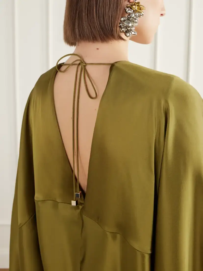 Taller Marmo Butterfly Draped Satin Gown | Thumbnail 5 Taller Marmo Butterfly Draped Satin Gown | Thumbnail 5