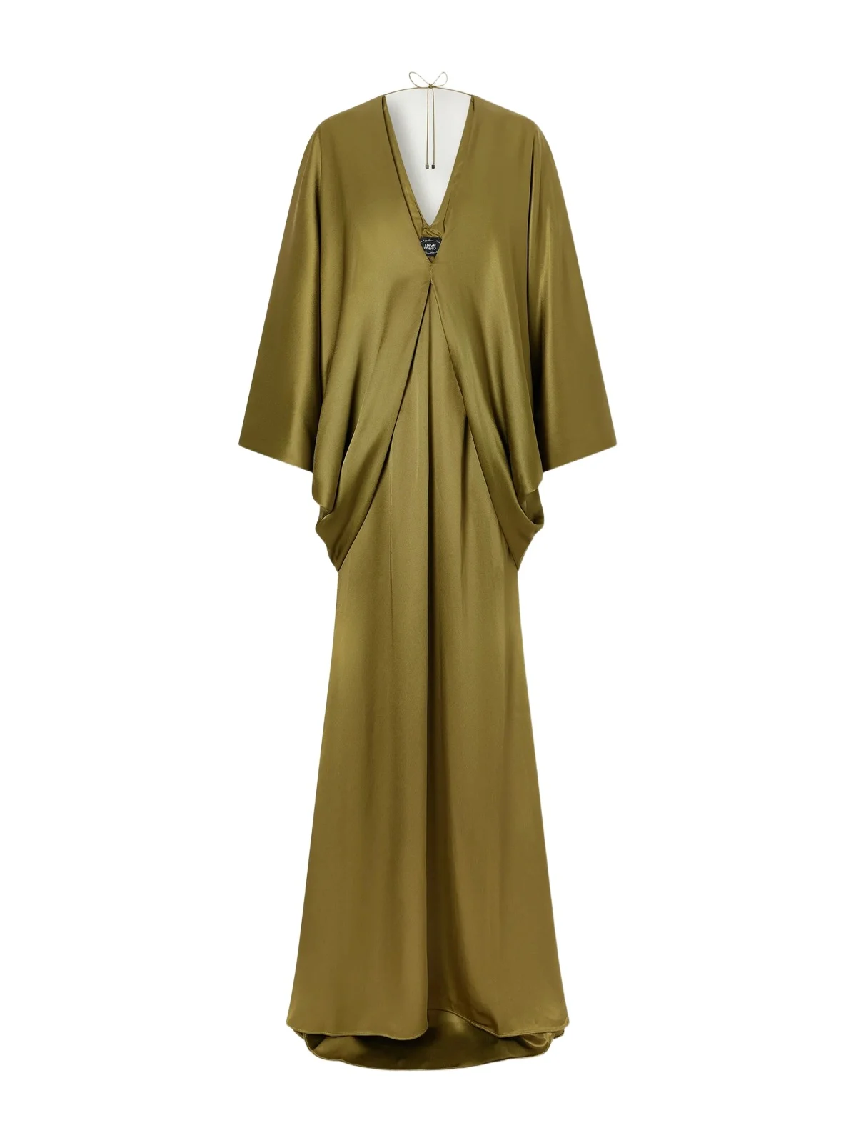 Butterfly Draped Satin Gown Butterfly Draped Satin Gown