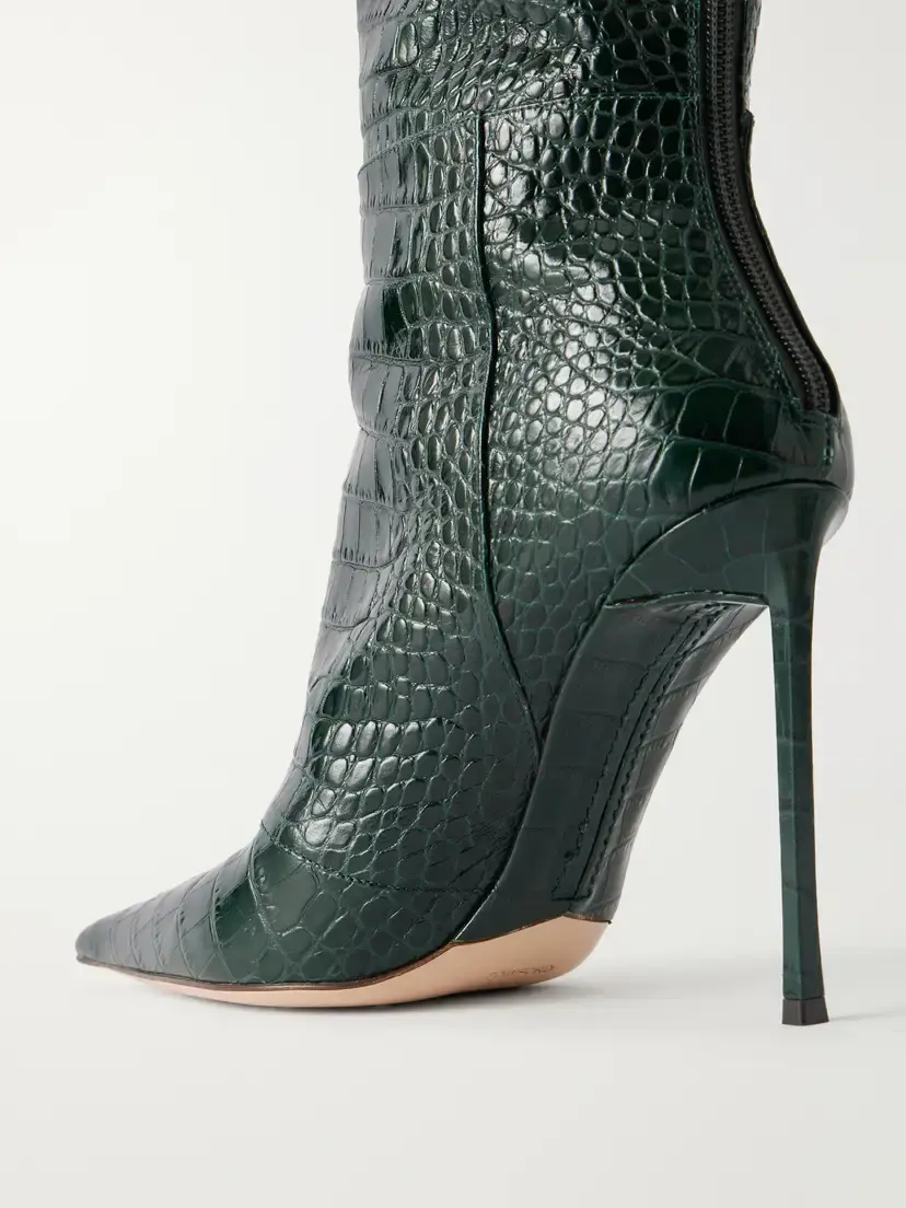 Tom Ford Vertigo 105 Croc-effect Leather Knee Boots | Thumbnail 5 Tom Ford Vertigo 105 Croc-effect Leather Knee Boots | Thumbnail 5