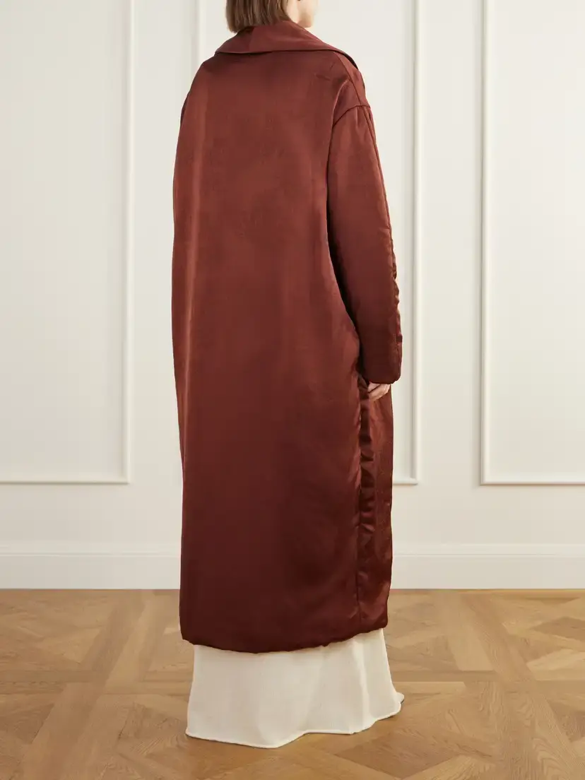 Ruohan Mergui Floral Satin-jacquard Coat | Thumbnail 3 Ruohan Mergui Floral Satin-jacquard Coat | Thumbnail 3