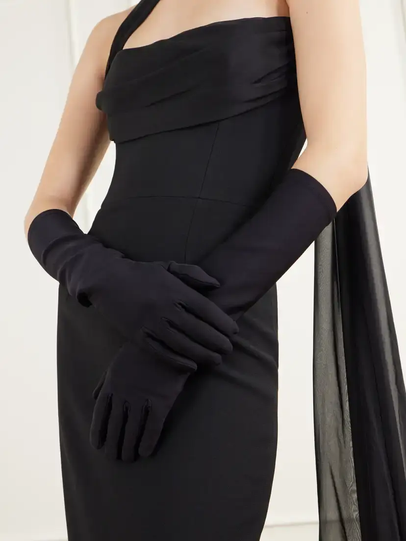 Agnelle Opéra Satin Gloves | Thumbnail 2 Agnelle Opéra Satin Gloves | Thumbnail 2