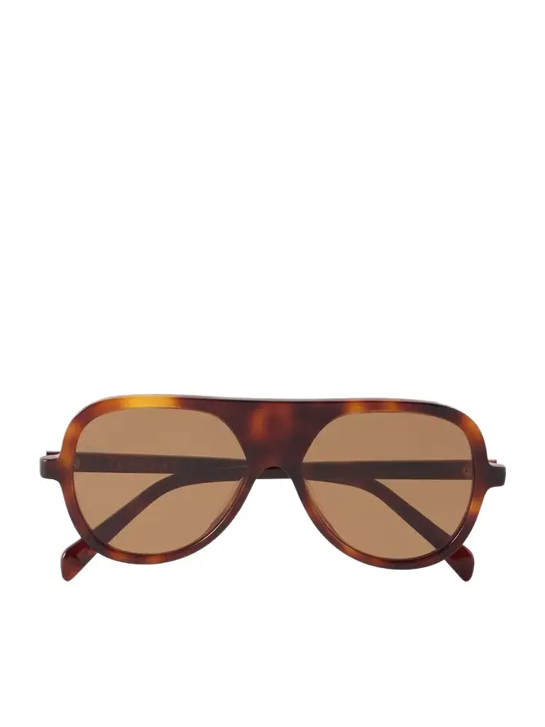 Thin Pilot Aviator-style Acetate Sunglasses Thin Pilot Aviator-style Acetate Sunglasses