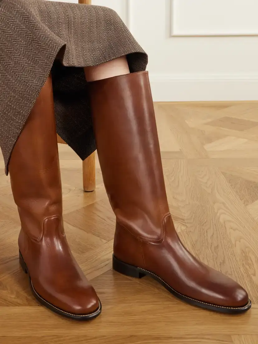 Polo Ralph Lauren Leather Knee Boots | Thumbnail 2 Polo Ralph Lauren Leather Knee Boots | Thumbnail 2