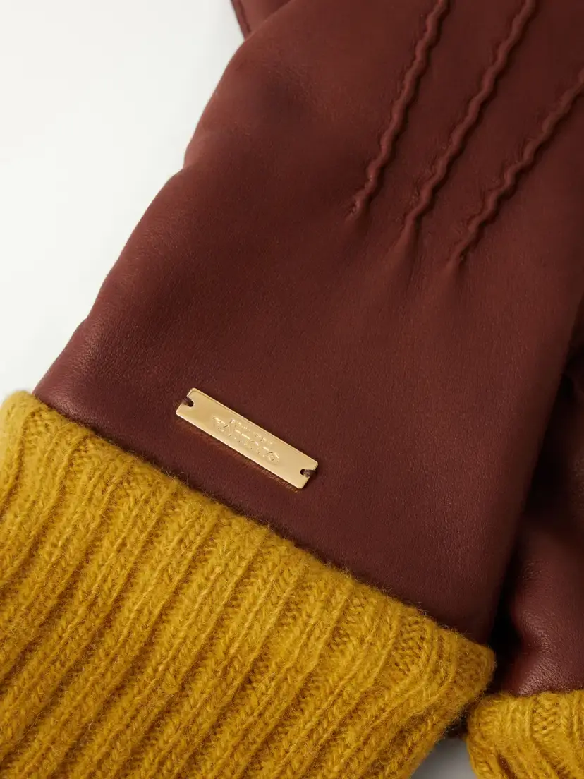 Giuliva Heritage Cashmere-trimmed Leather Gloves | Thumbnail 2 Giuliva Heritage Cashmere-trimmed Leather Gloves | Thumbnail 2