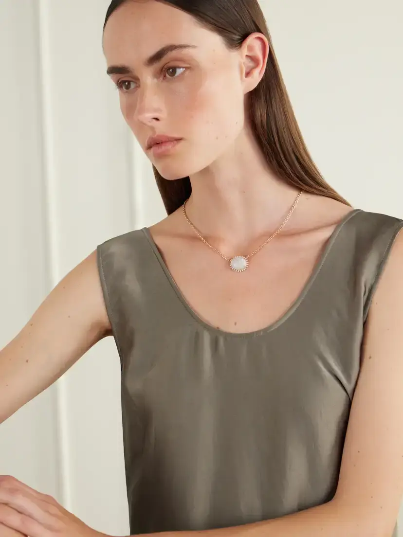 Irene Neuwirth One Of A Kind 18-karat Rose Gold, Opal And Diamond Necklace | Thumbnail 5 Irene Neuwirth One Of A Kind 18-karat Rose Gold, Opal And Diamond Necklace | Thumbnail 5