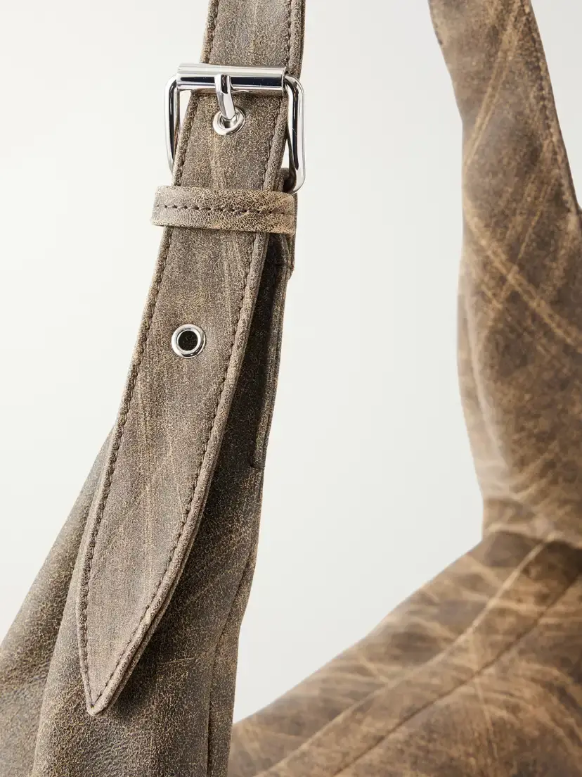 Maison Margiela East West Medium Distressed Leather Shoulder Bag | Thumbnail 5 Maison Margiela East West Medium Distressed Leather Shoulder Bag | Thumbnail 5