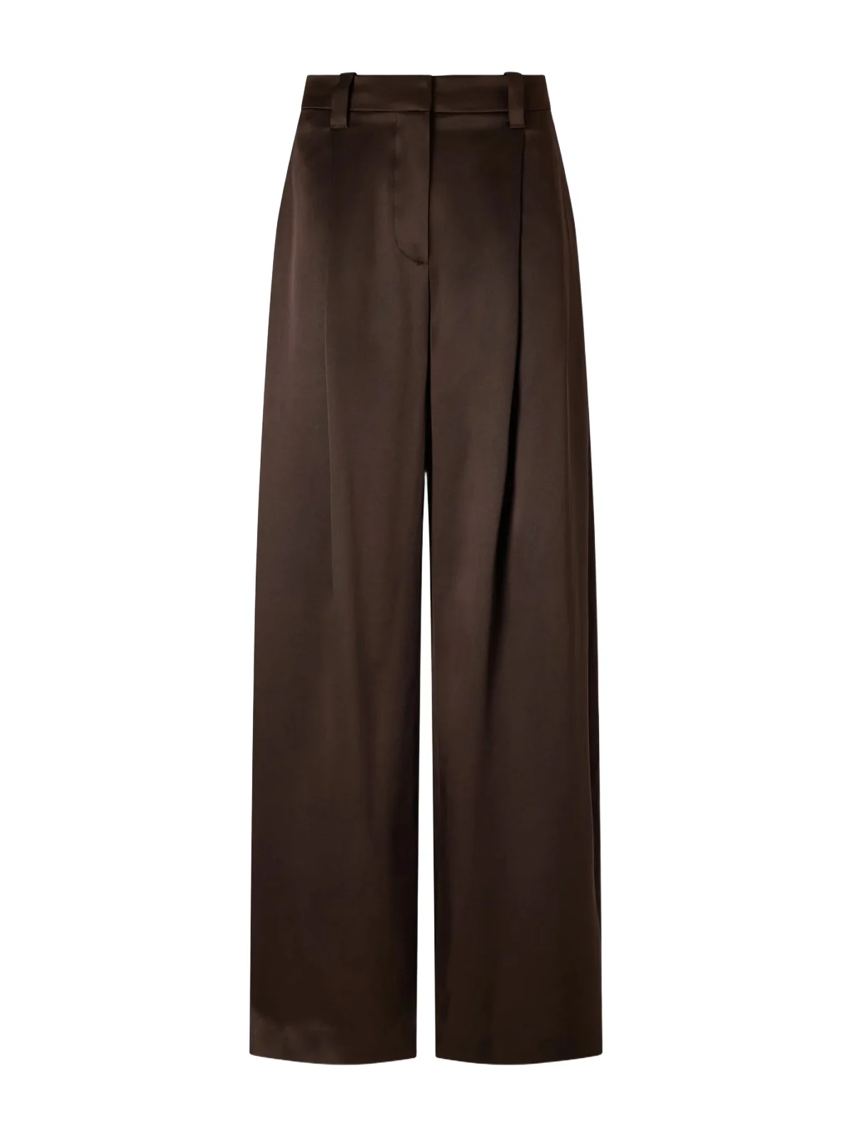 Brunello Cucinelli Silk-satin Wide-leg Pants