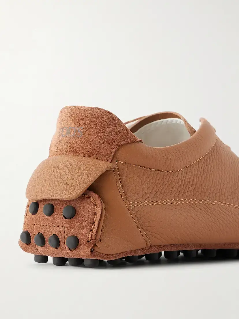 Tod's Suede-trimmed Full-grain Leather Sneakers | Thumbnail 5 Tod's Suede-trimmed Full-grain Leather Sneakers | Thumbnail 5