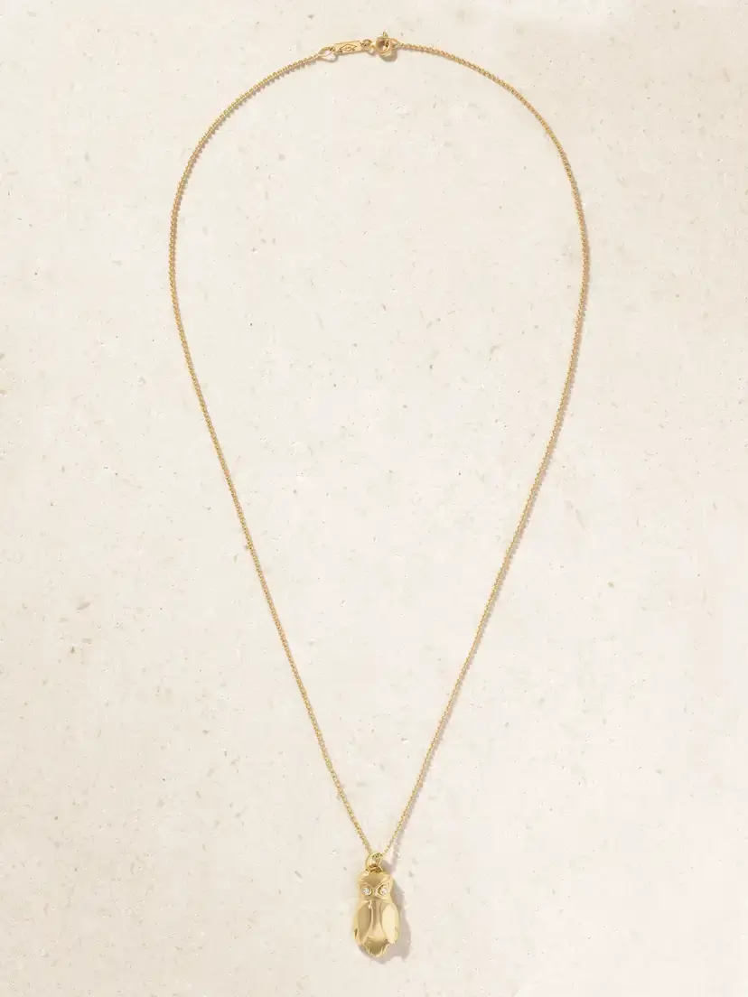 Jennifer Meyer Owl 18-karat Gold Diamond Necklace | Thumbnail 4 Jennifer Meyer Owl 18-karat Gold Diamond Necklace | Thumbnail 4