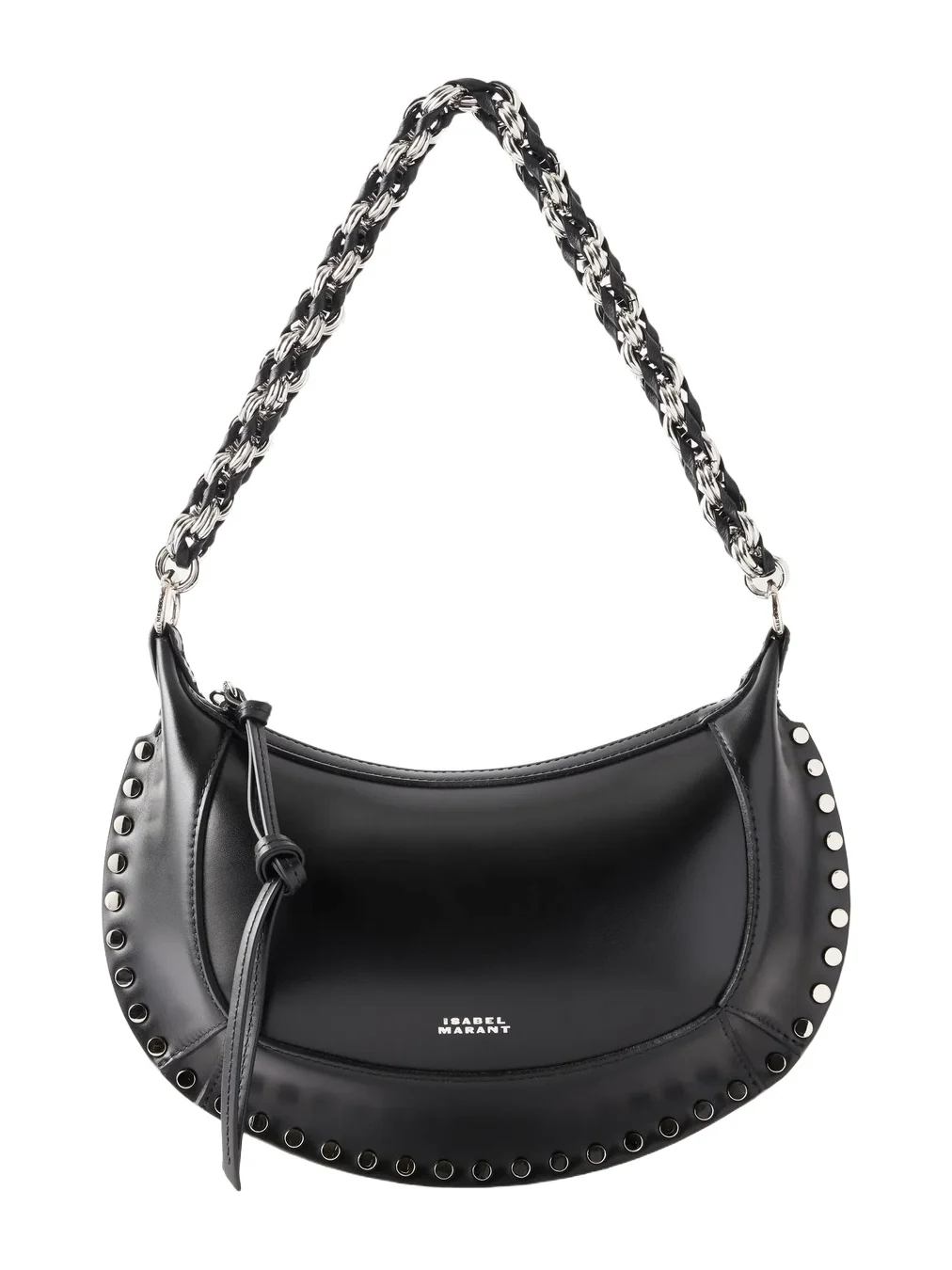 Oskan Moon Studded Leather Shoulder Bag Oskan Moon Studded Leather Shoulder Bag