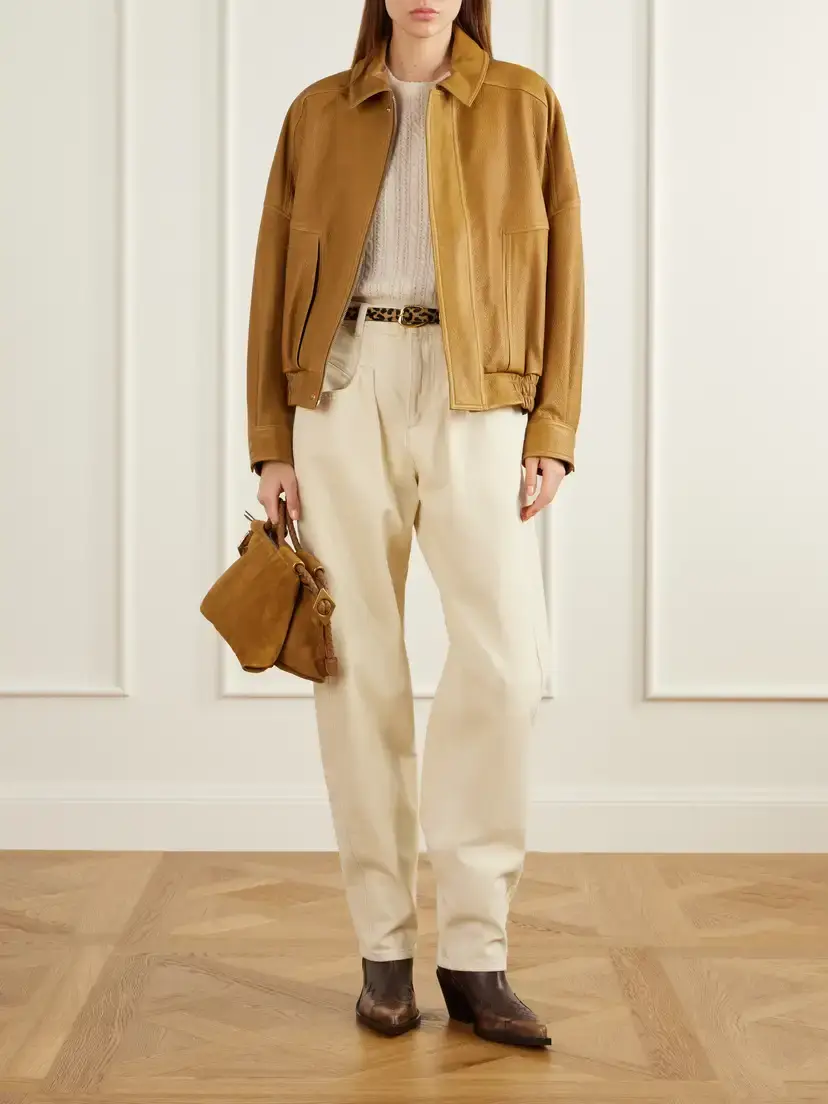 Isabel Marant Pipa Braided Leather-trimmed Suede Shoulder Bag | Thumbnail 3
