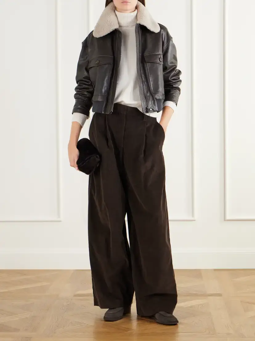 Brunello Cucinelli Cotton-blend Corduroy Wide-leg Pants | Thumbnail 2 Brunello Cucinelli Cotton-blend Corduroy Wide-leg Pants | Thumbnail 2