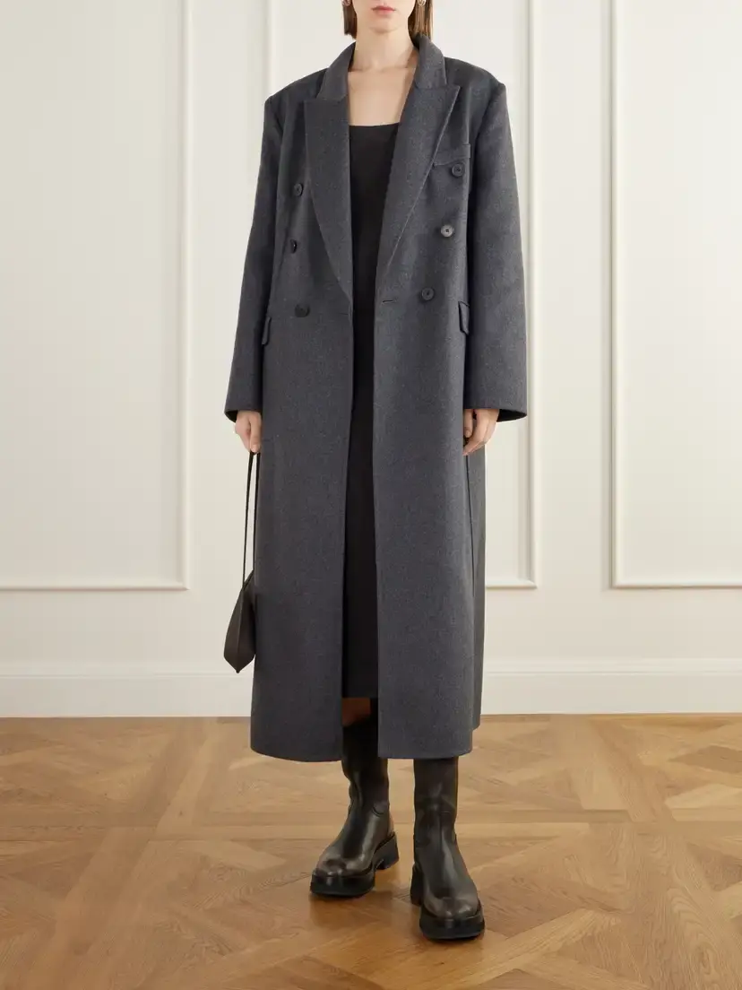 RIER Walker Felted Wool-fleece Midi Dress | Thumbnail 2