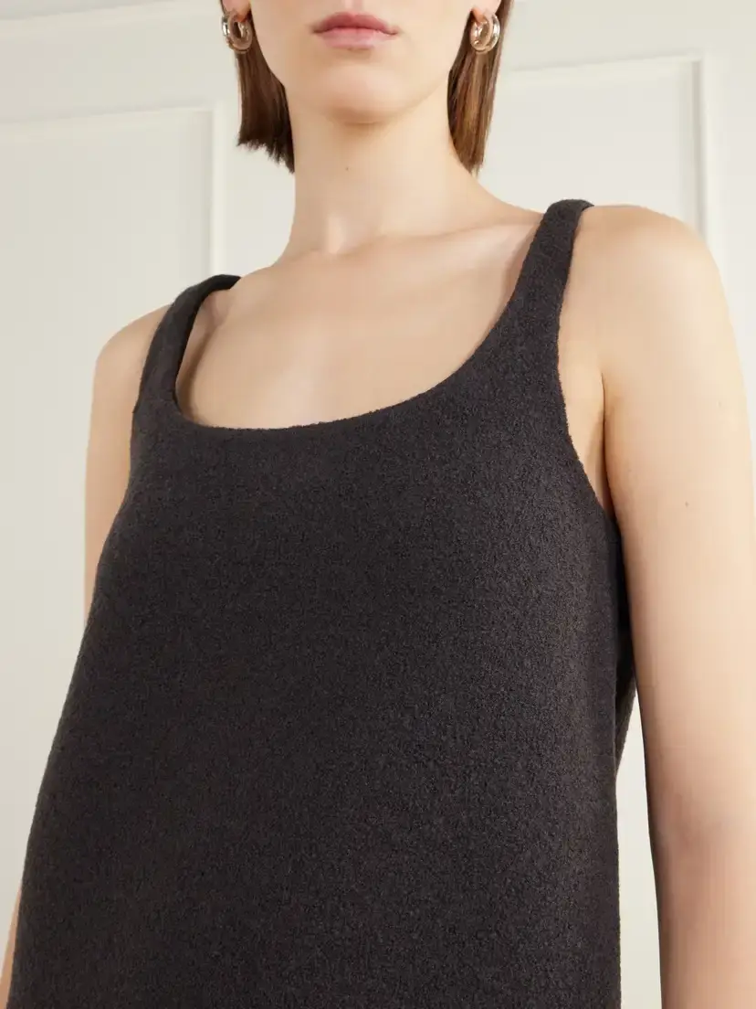 RIER Walker Felted Wool-fleece Midi Dress | Thumbnail 5