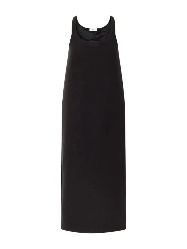 RIER Walker Felted Wool-fleece Midi Dress
